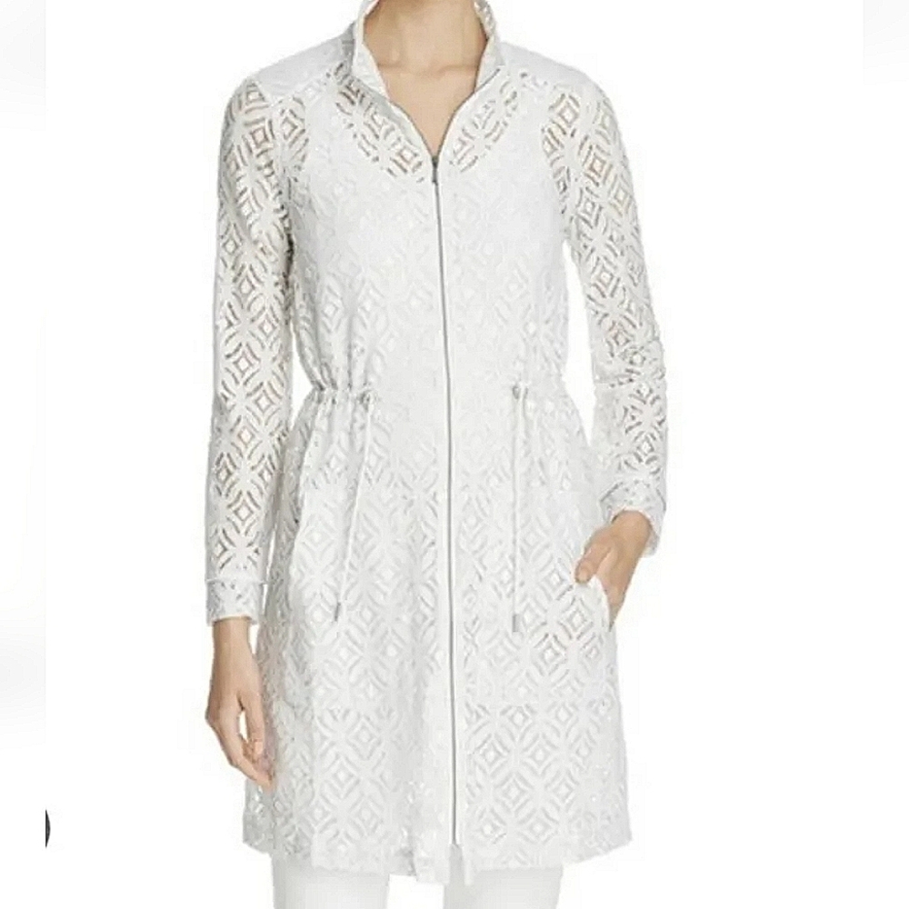 NWT NIC+ZOE | $218 Lace Drawstring Anorak Jacket - Picture 1 of 7